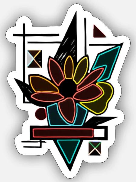 - Sticker - white matte