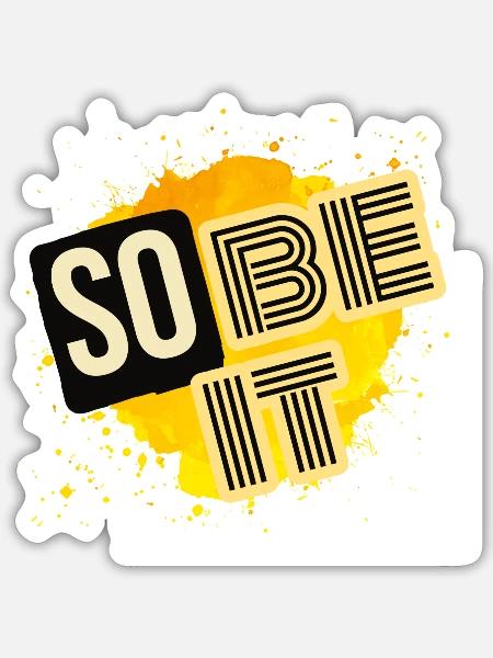  - Sticker - white matte