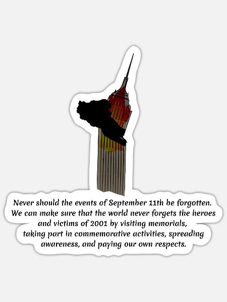 Never Forget 2023 - Sticker - white matte