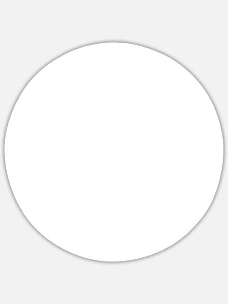 - Sticker - white matte