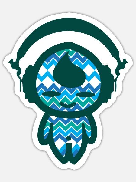 - Sticker - white matte