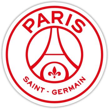 PSG PARIS - Sticker - white matte - Front