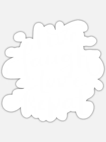 - Sticker - white matte
