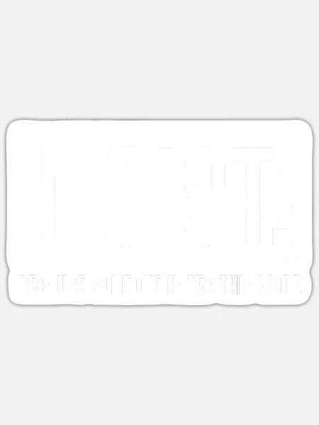 MOIST - Sticker - white matte