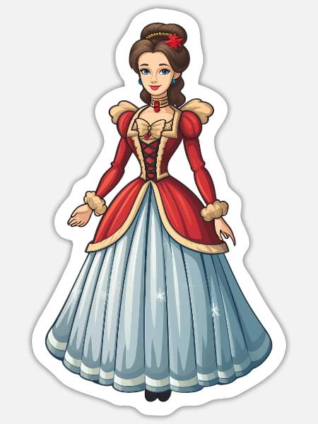 - Sticker - white matte