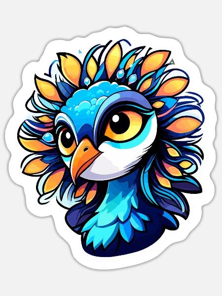 - Sticker - white matte