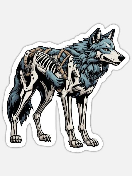 - Sticker - white matte
