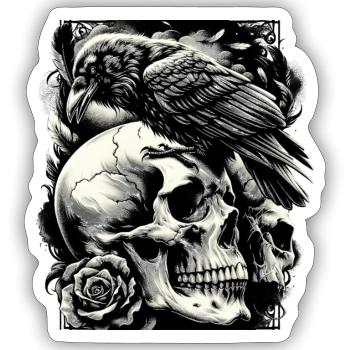 Gothic Guardian - Sticker - white matte - Front