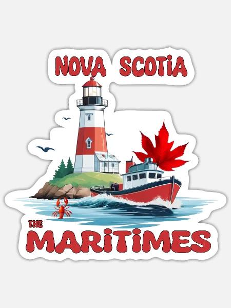 Nova Scotia - Sticker - white matte