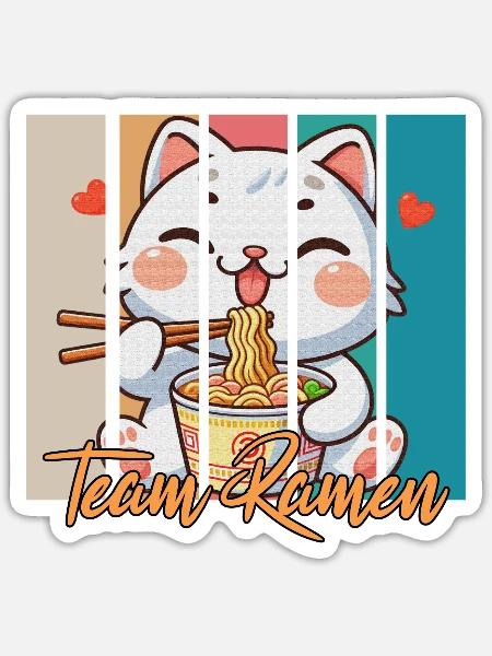 - Sticker - white matte