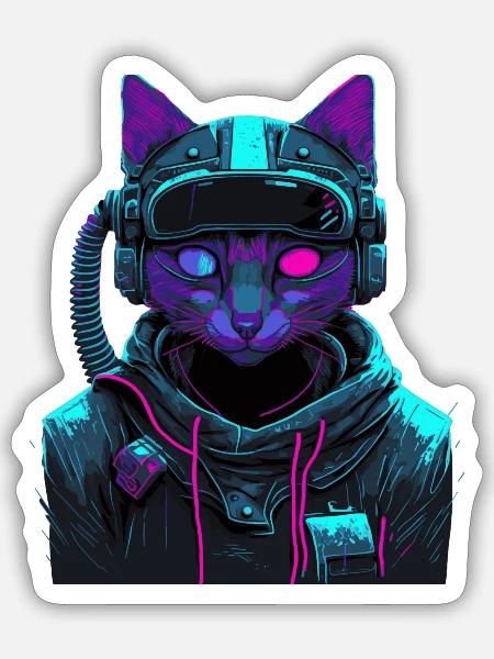 - Sticker - white matte