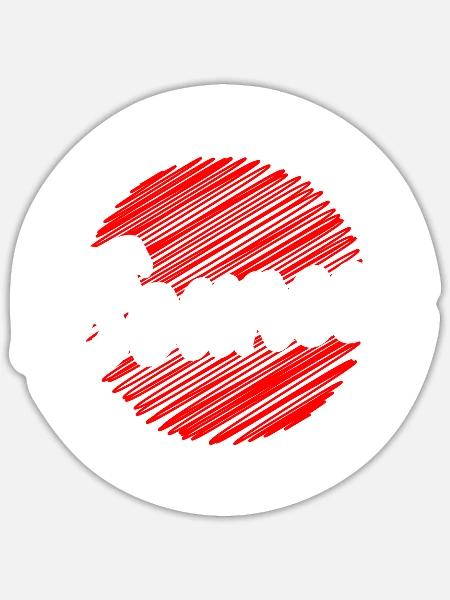  - Sticker - white matte