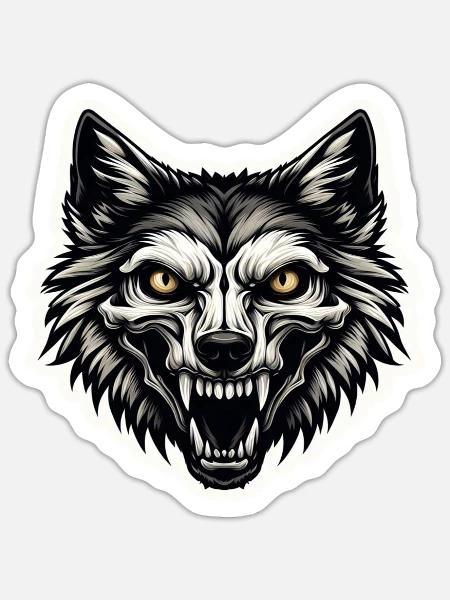 - Sticker - white matte