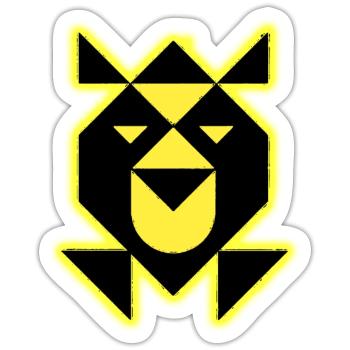 Cat Face - Sticker - white matte - Front