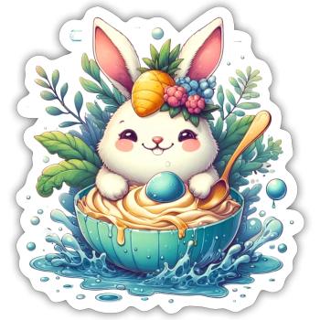 Summer, baniy - Sticker - white matte - Front