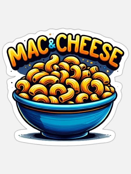 Mac & Cheese - Sticker - white matte