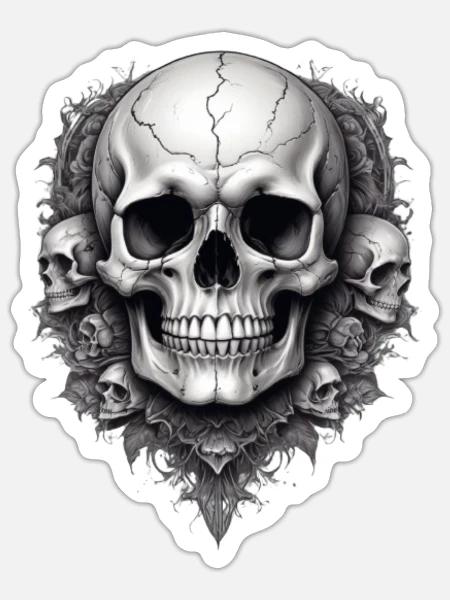 - Sticker - white matte