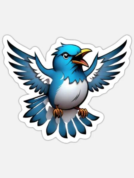 - Sticker - white matte
