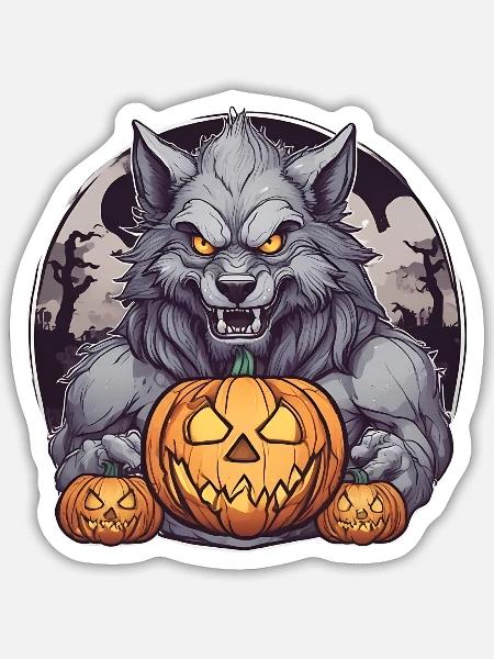 - Sticker - white matte