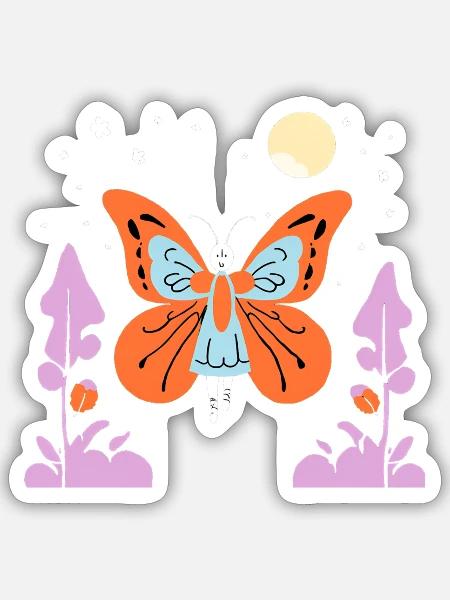 - Sticker - white matte