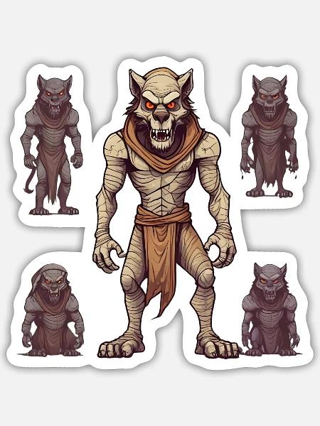 - Sticker - white matte