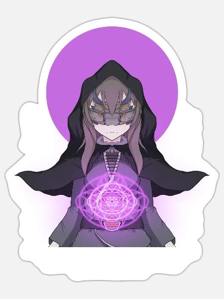 Witch Of Destruction - Sticker - white matte