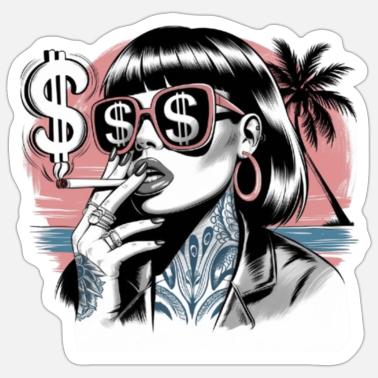 cigarette stickers Coffee & Sticker Try Crow Smoking Cigarette Vinyl Sticker for only $3.00 by Cheeky Art Studio Cigarette Stickers - Free electronics