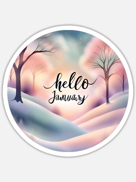 - Sticker - white matte