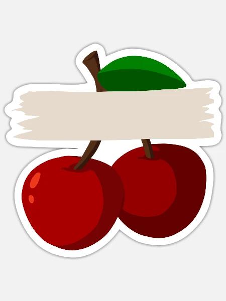 - Sticker - white matte