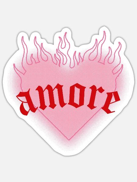 Amore - Sticker - white matte