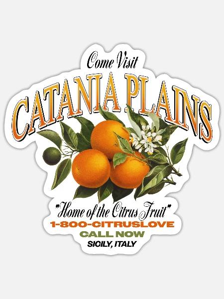 Citrus Grove Vintage - Sticker - white matte