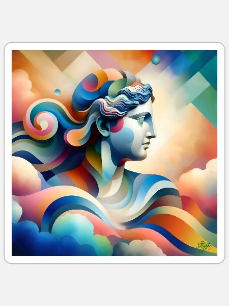 Aphrodite - Sticker - white matte