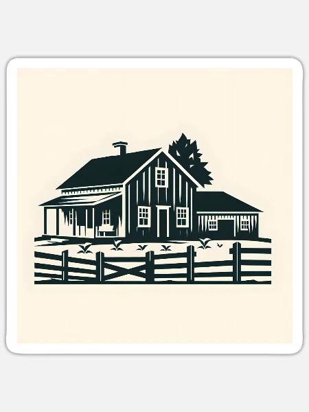 - Sticker - white matte