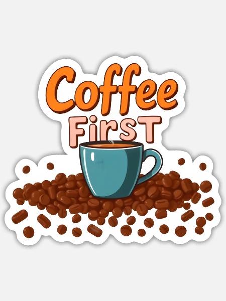 - Sticker - white matte