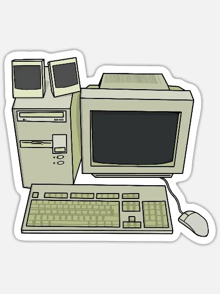 - Sticker - white matte