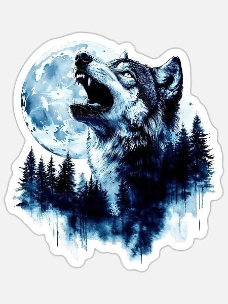 - Sticker - white matte