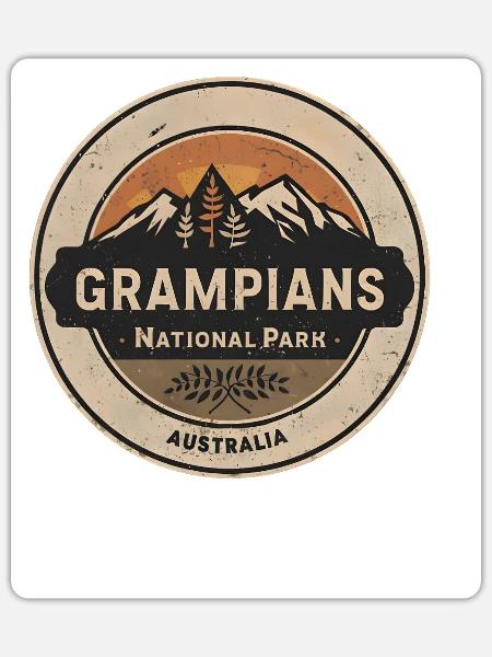 Grampians National Park - Australia - Sticker - white matte