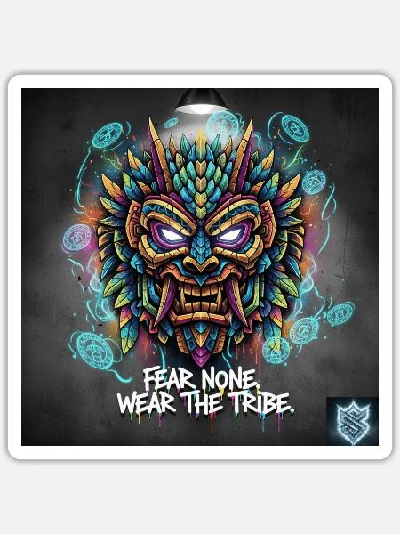 Dragon Scale Armor – Iridescent Design - Sticker - white matte