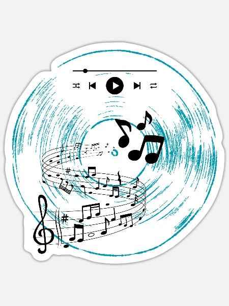 - Sticker - white matte