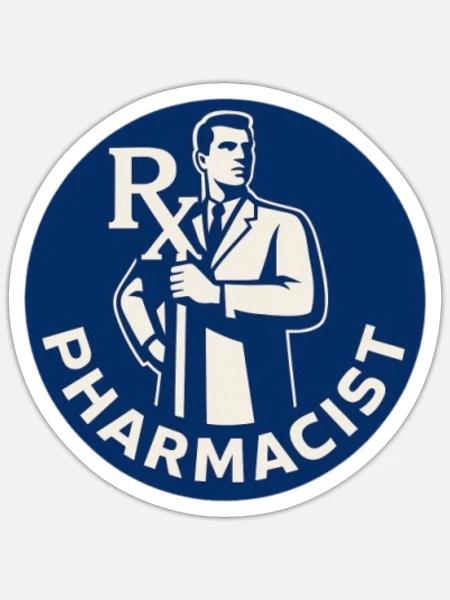 Pharmacist RX - Sticker - white matte