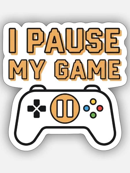 - Sticker - white matte