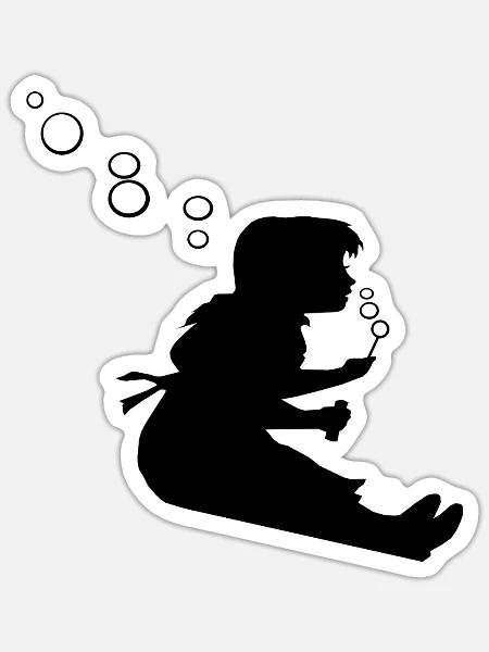 - Sticker - white matte