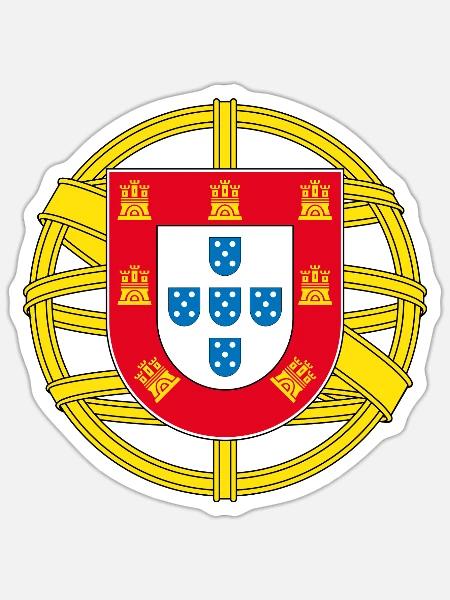 Portugal Brasão – Portuguese Coat of Arms - Sticker - white matte