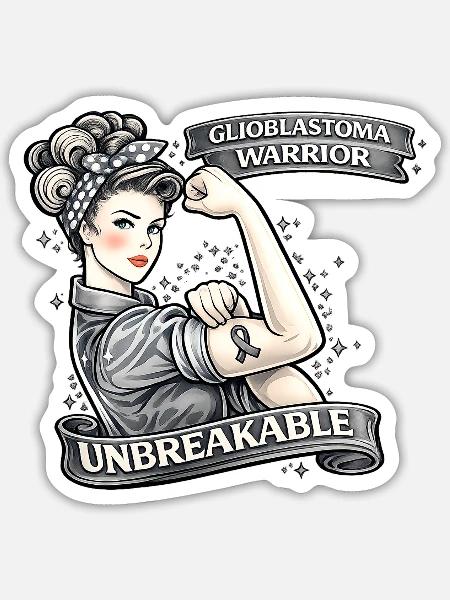  - Sticker - white matte