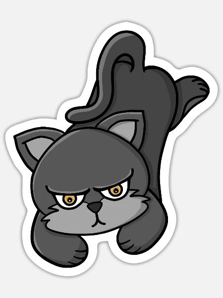 - Sticker - white matte