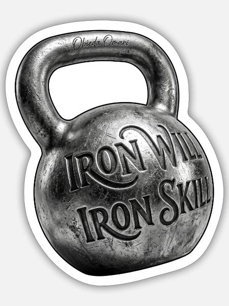 Obieda Omari 2027: Iron Will Elite - Vol. 13 - Sticker - white matte