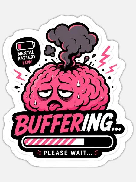 - Sticker - white matte