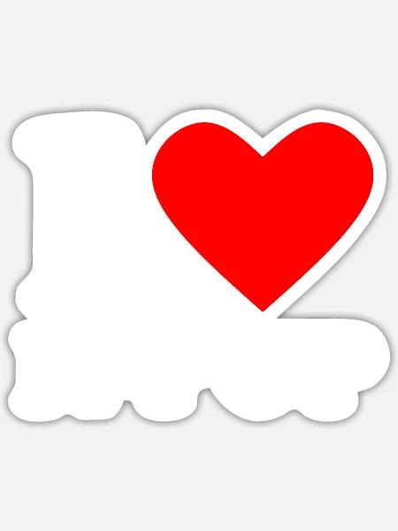 I Love K Pop - Sticker - white matte