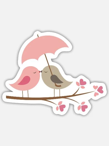 - Sticker - white matte