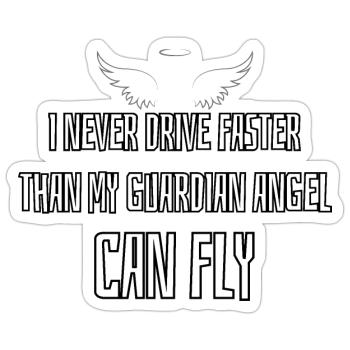 Guardian Angel - Sticker - white matte - Front